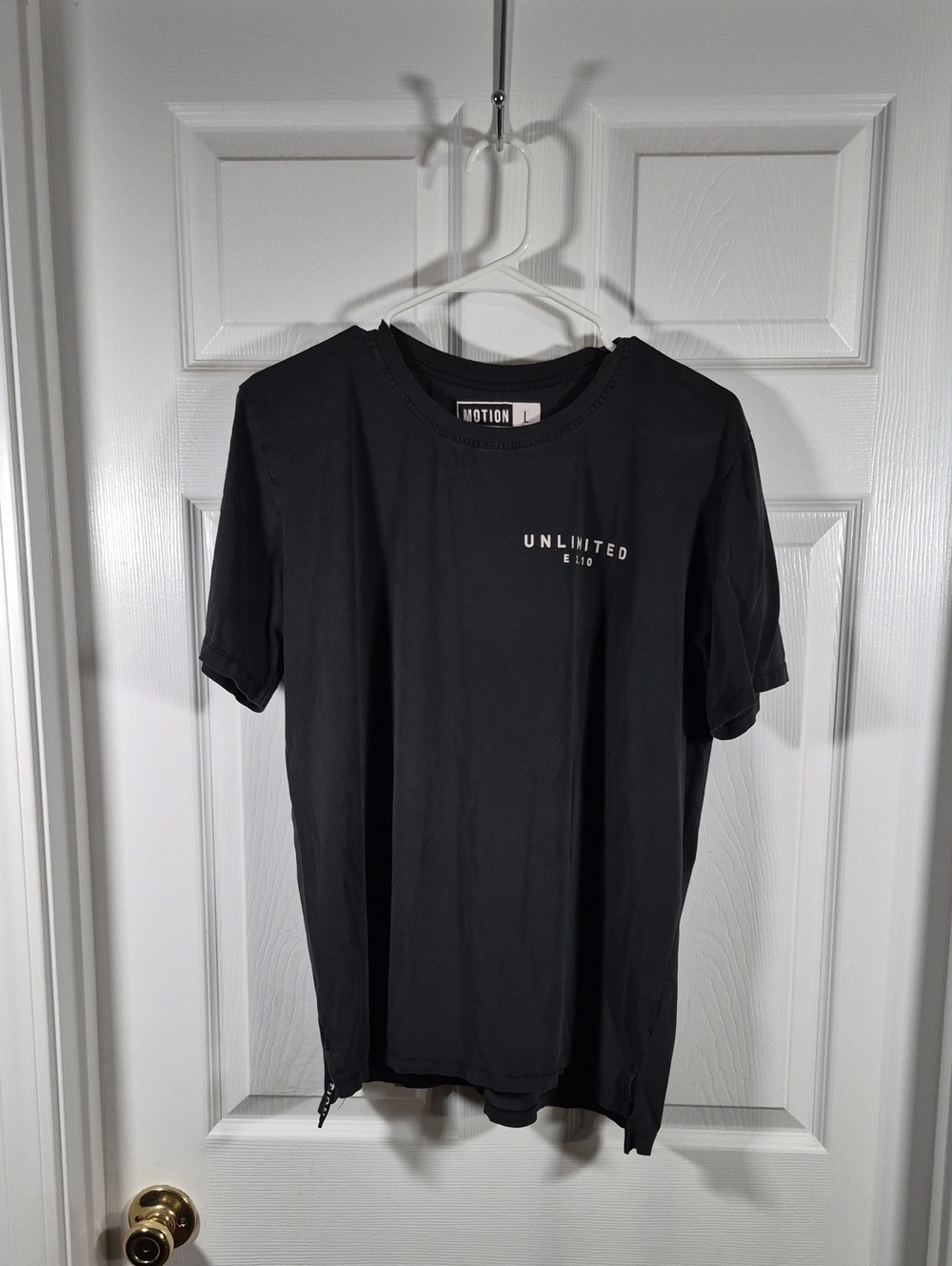 Motion Black Crewneck T-Shirt